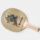 中世ボガティロシアのル 卓球ラケット (横)