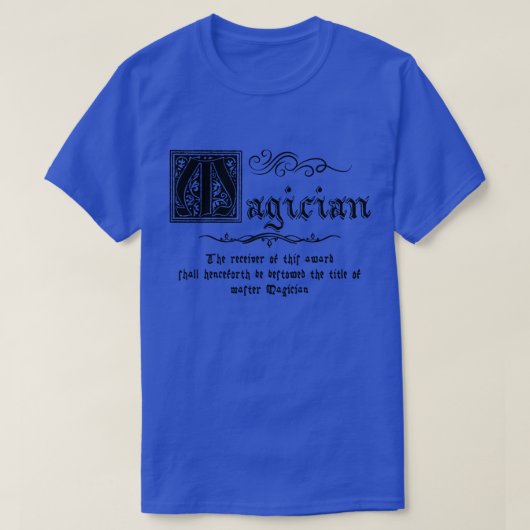 中世マスターマジシャン Tシャツ (デザイン正面)