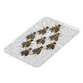 中世ミツバチ2 マグネット (左側)