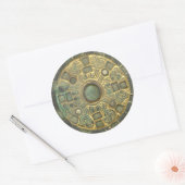 中世メダリオンステッカー ラウンドシール (封筒)