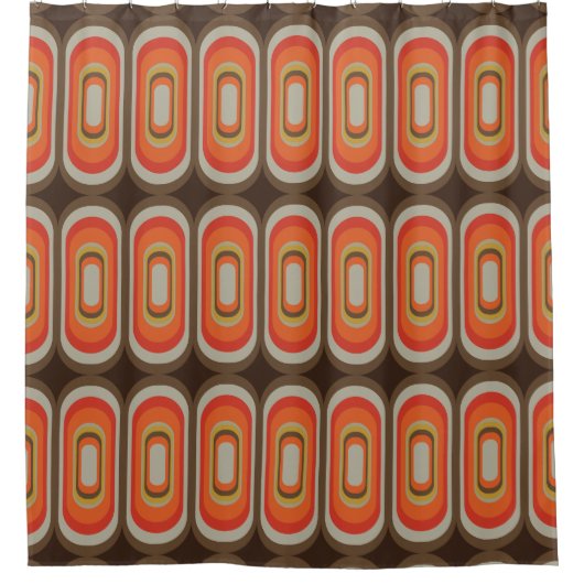 中世モダン紀のシャワー幕  シャワーカーテン (正面)