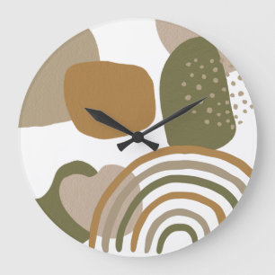 . .中世モダン紀の中頃、宝の虹MCM ラージ壁時計