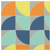 中世モダン紀の幾何学模様 ファブリック (クローズアップ)