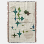 中世モダン紀スターバスト スローブランケット (正面縦)