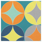 中世モダン紀円の幾何パターン ファブリック (クローズアップ)