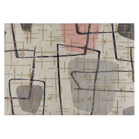 中世モダン紀抽象芸術切断板 カッティングボード (正面)