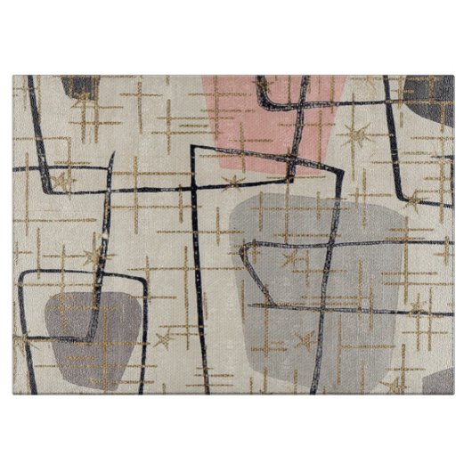 中世モダン紀抽象芸術切断板 カッティングボード (正面)