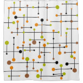 中世モダン紀  シャワーカーテン (正面)