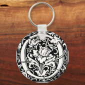 中世モノグラムアールヌーボー手紙 キーホルダー (正面)