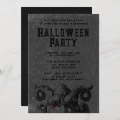 中世モンスターアダルトハローウィンパーティ 招待状 (正面/裏面)