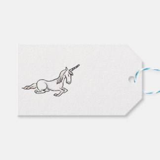 中世ユニコーンとミルフルーアギフトラベル ギフトタグ