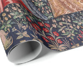 中世ユニコーンのタペストリー臭 ラッピングペーパー (ロールコーナー)