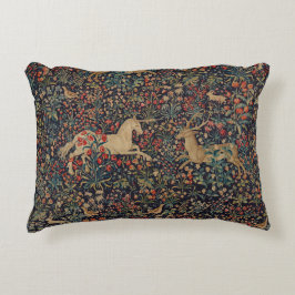 中世ユニコーンスタグディアミッドナイトフローラ園 アクセントクッション