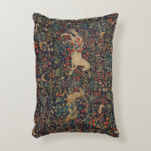 中世ユニコーンスタグディアミッドナイトフローラ園 アクセントクッション (正面(垂直))