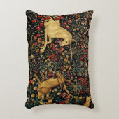 中世ユニコーンミッドナイトフローラ園 アクセントクッション (正面(垂直))