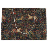 中世ユニコーンミッドナイトフローラ園 ラージペーパーバッグ (裏面)