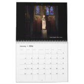 中世ヨーロッパ2024カレンダーゴシック体MEDIUM 8.5x11 カレンダー (1月 2026)