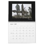 中世ヨーロッパ2024カレンダーゴシック体MEDIUM 8.5x11 カレンダー (3月 2027)