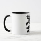 中世ライオンのマグ マグカップ (左)