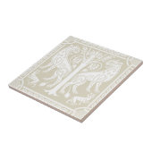 中世ライオンズツリーセラミックタイル タイル (側面)