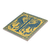 中世ライオンズツリーセラミックタイル タイル (側面)