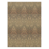 中世ライオンズピーコックス&ザクロ模様 テーブルクロス (正面)