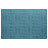 中世ライオンズピーコックブルー ファブリック (ヤード)