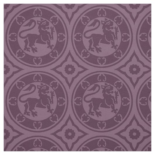 中世ライオンズ、ナス ファブリック (見本)