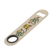 中世ライオンデザイン スピード栓抜き (正面アングル)