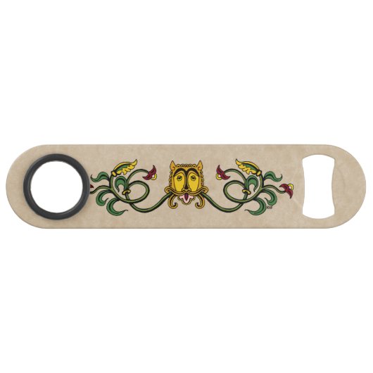 中世ライオンデザイン スピード栓抜き (正面(横))