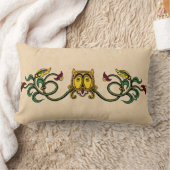 中世ライオンデザイン ランバークッション (ブランケット)