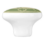 中世ライオン セラミックノブ (側面)