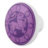 中世ライオン セラミックノブ (右)