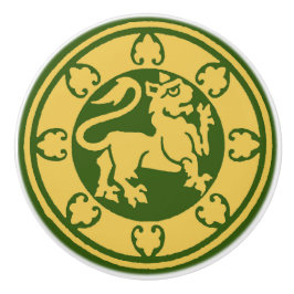 中世ライオン セラミックノブ