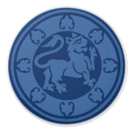 中世ライオン セラミックノブ