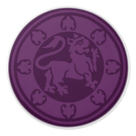 中世ライオン セラミックノブ