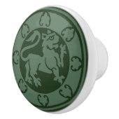 中世ライオン セラミックノブ (右)