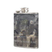 中世ラテン墓石 フラスク (左)