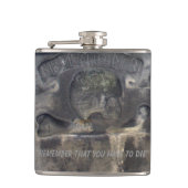 中世ラテン墓石 フラスク (正面)