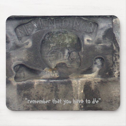 中世ラテン墓石 マウスパッド (正面)