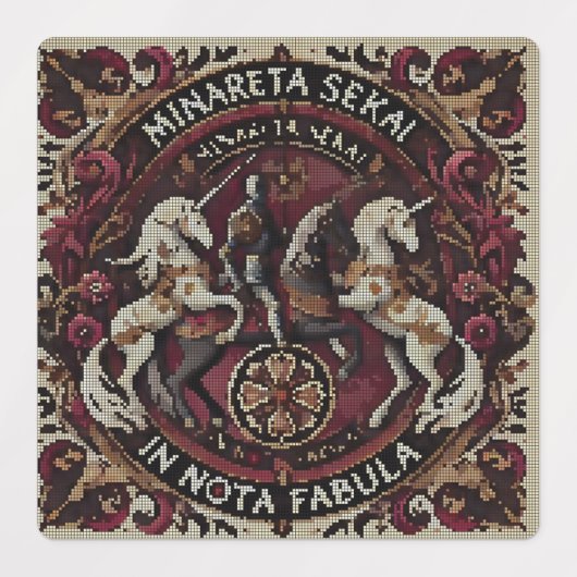 中世ラベル ラベル (デザイン2)