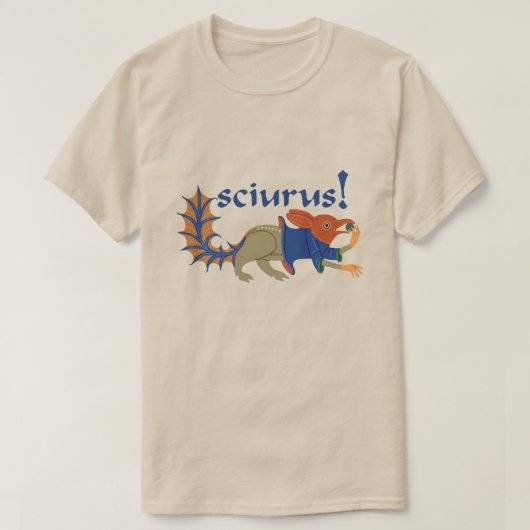 中世リスTシャツ Tシャツ (デザイン正面)