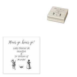 中世ルネサンスの結婚式 ラバースタンプ