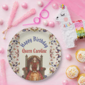 中世ルネサンス女王の誕生日 ペーパープレート (パーティー)