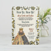 中世ルネサンス王の誕生日招待状 招待状 (スタンド正面)