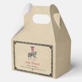 中世ルネサンス騎士レンフェアベイビーシャワー フェイバーボックス