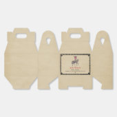 中世ルネサンス騎士レンフェアベイビーシャワー フェイバーボックス (見開き)