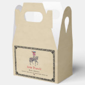 中世ルネサンス騎士レンフェアベイビーシャワー フェイバーボックス (見開き)