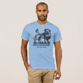 中世ルネサンス 十二宮獣帯 星座 獅子座 Tシャツ (正面フル)