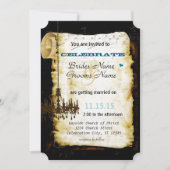 中世ルネッサンスが最高の友友と結婚結婚 招待状 (正面)
